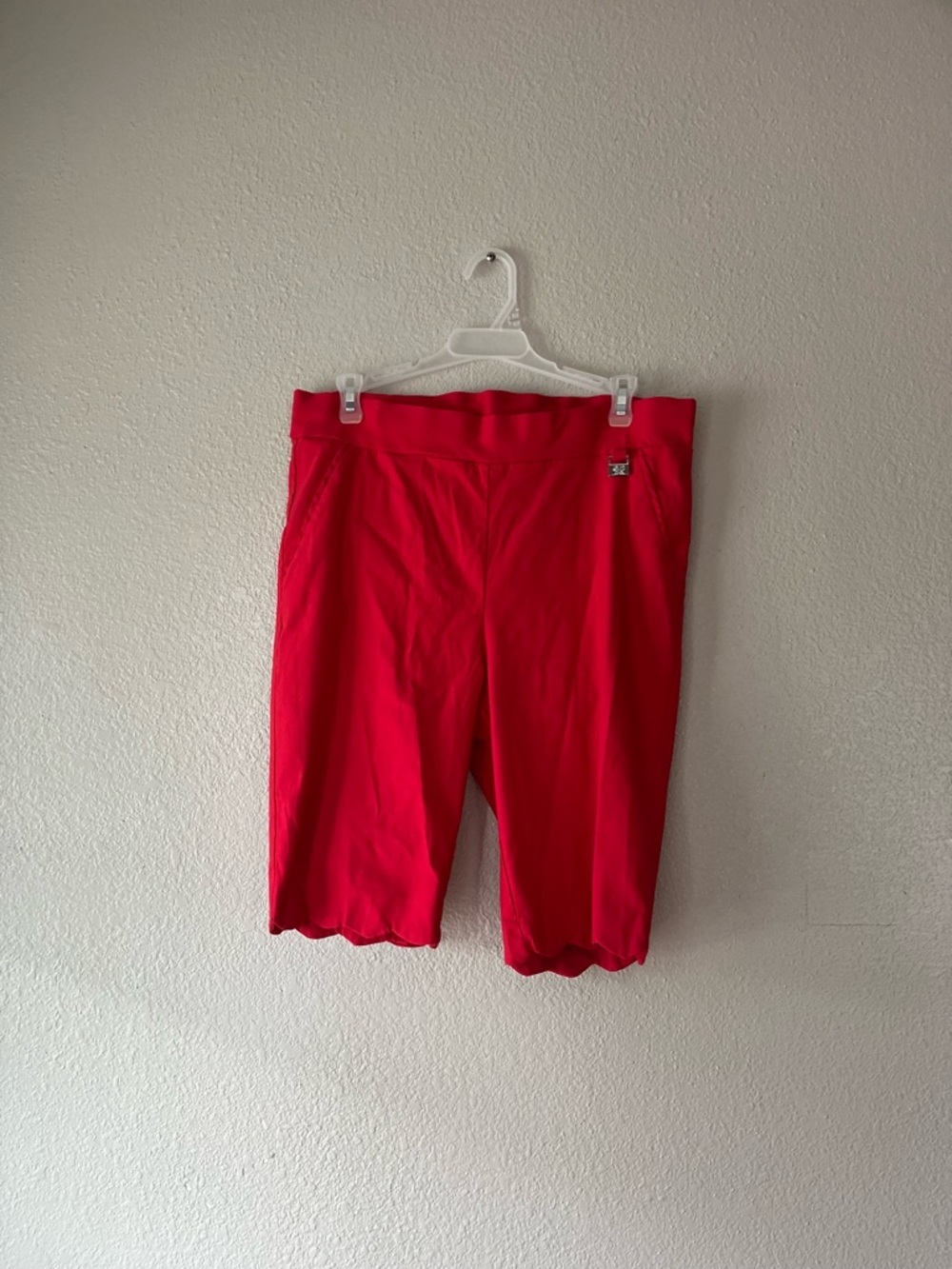 Rafaella Red Comfort Shorts